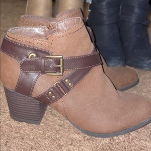 Brown booties
